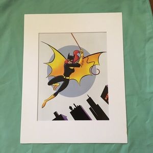BatGirl BatWoman art matted DC Comics skyline